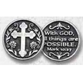 Inspirational Pocket Token (With God...)